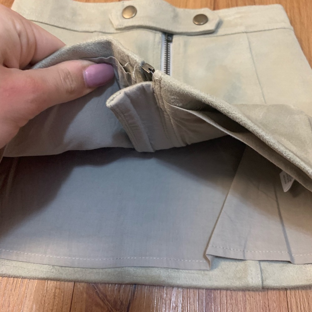 Witchery Girls Faux Suede Mini Skirt - Picture 5 of 8